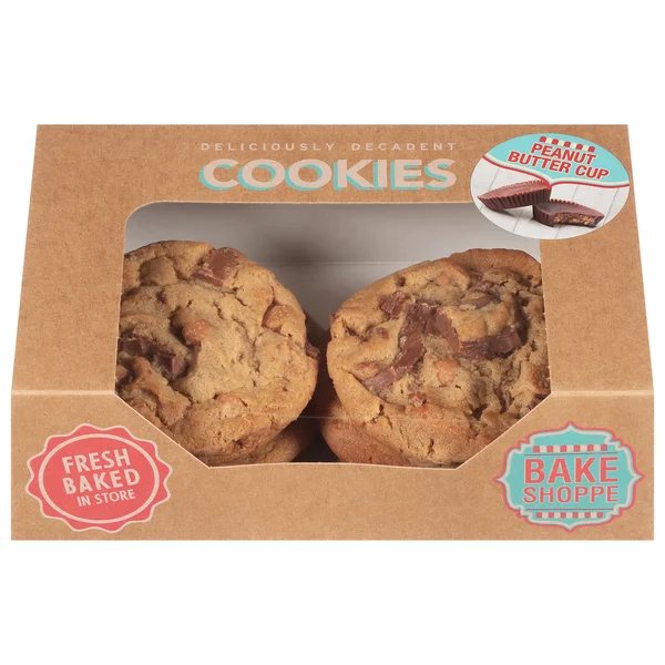 Bake Shoppe Cookies, Peanut Butter Cup, Indulgent