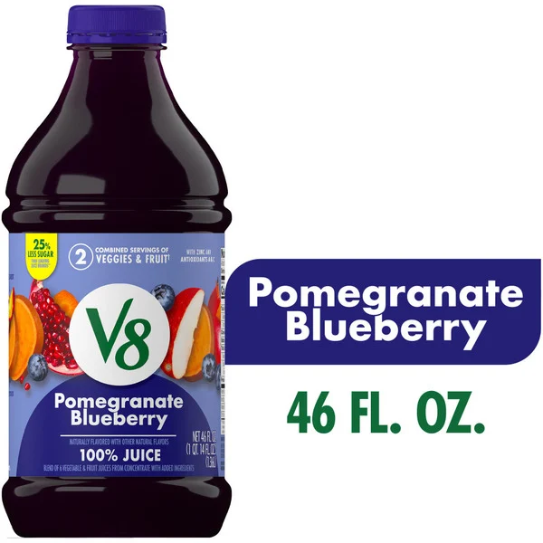 V8 Pomegranate Blueberry 100% Fruit and Vegetable Juice