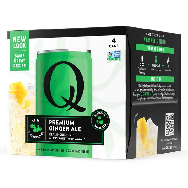 Q Mixers Ginger Ale, Premium Cocktail Mixer