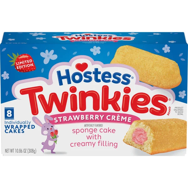 Hostess Strawberry Artificially Flavored Twinkies, Limited Edition