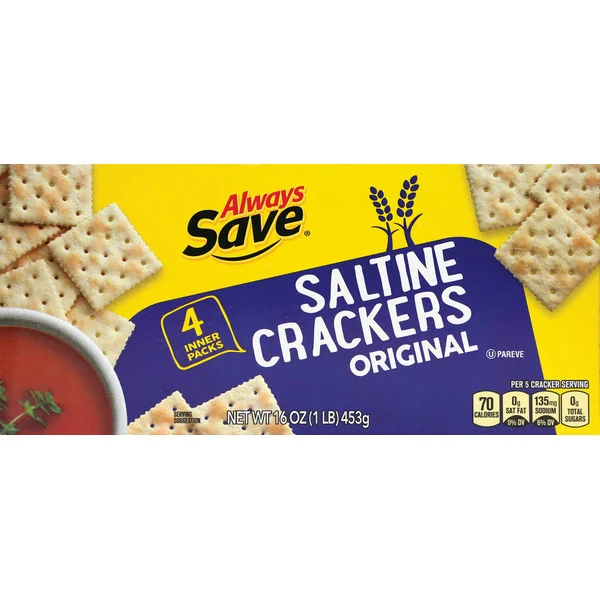 Always Save Saltine Crackers