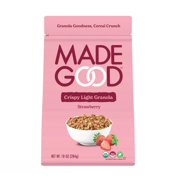 MadeGood Strawberry Crispy Light Granola