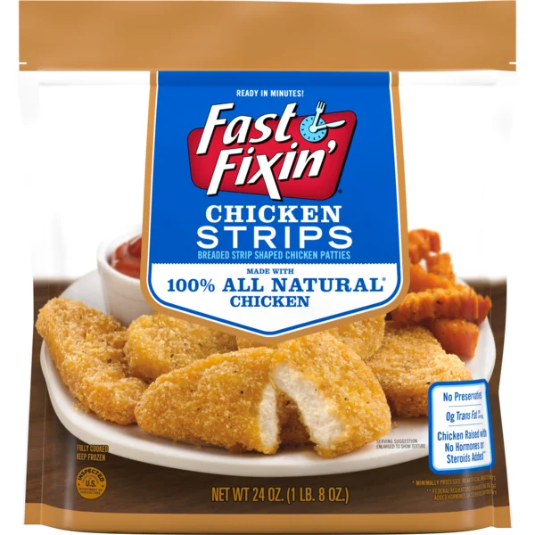 Fast Fixin Chicken Strips, 24 oz (Frozen)