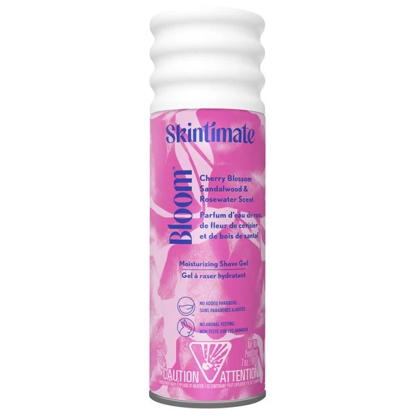 Skintimate Skin Therapy Shave Gel, Moisturizing, Cherry Blossom, Sandalwood & Rosewater Scent