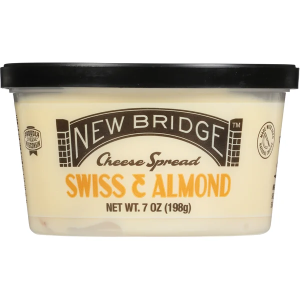 New Bridge Cheese Spread, Swiss & Almond