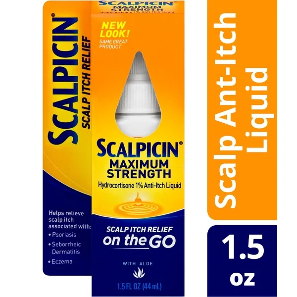 Scalpicin Scalp Itch Relief, with Aloe, Maximum Strength