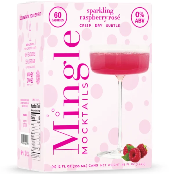 Mingle Mocktails Sparkling Raspberry Rose