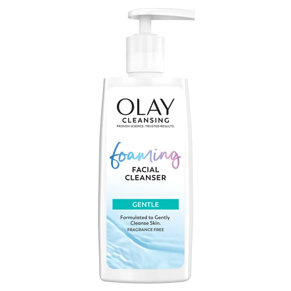 Olay Gentle Clean Foaming Face Cleanser for Sensitive Skin, 6.7 oz