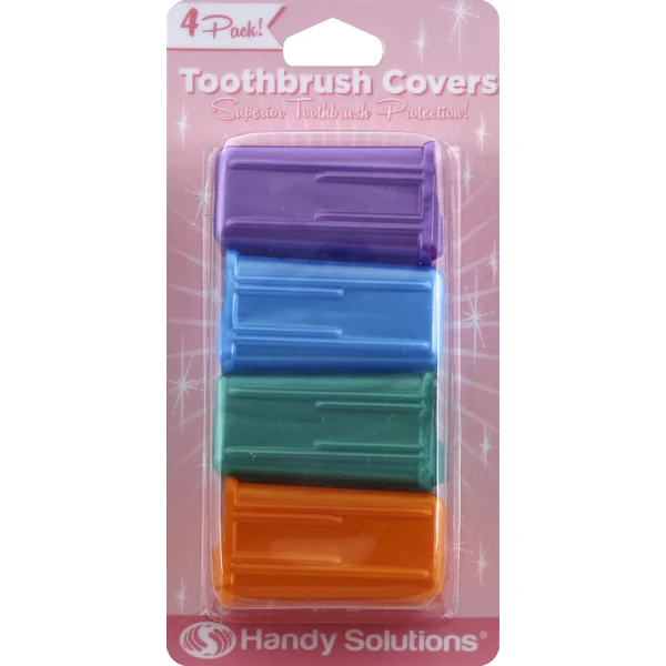 Handy Solutions Toothbrush Covers, 4 Pack!