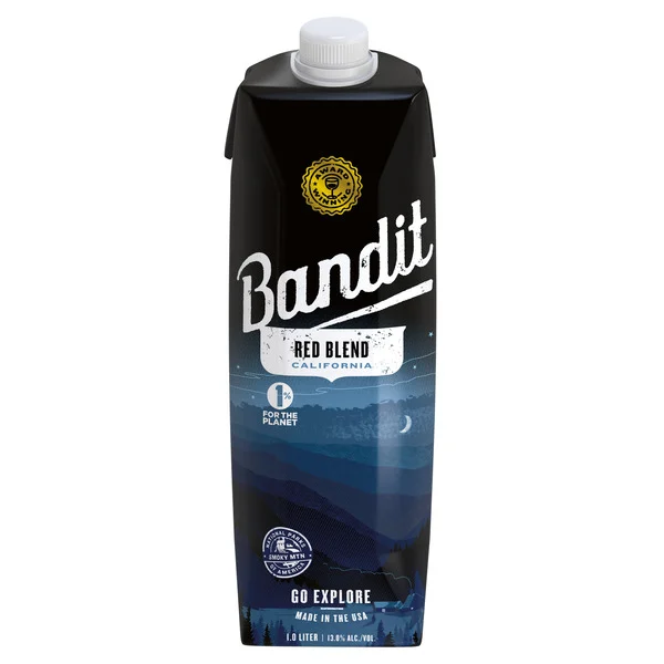 Bandit Red Blend Wine, 1L Box Wine