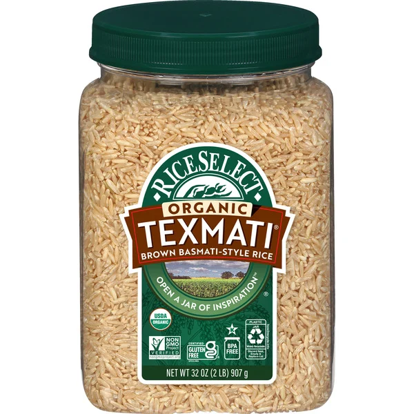 RiceSelect Organic Texmati Brownrice,Gluten-Free,Non-Gmo