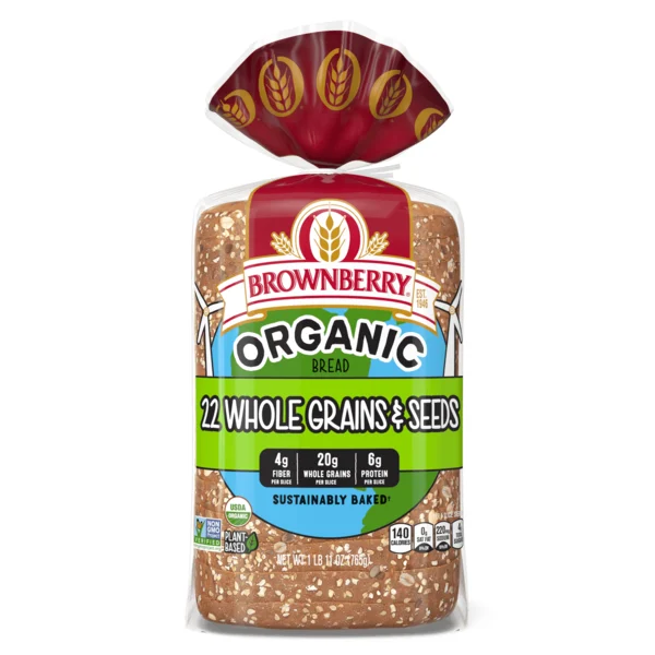 Brownberry 22 Whole Grains & Seeds, Bread, Multigrain Bread, 27 oz