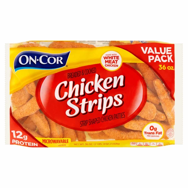 On-cor Breaded & Cooked Chicken Strips