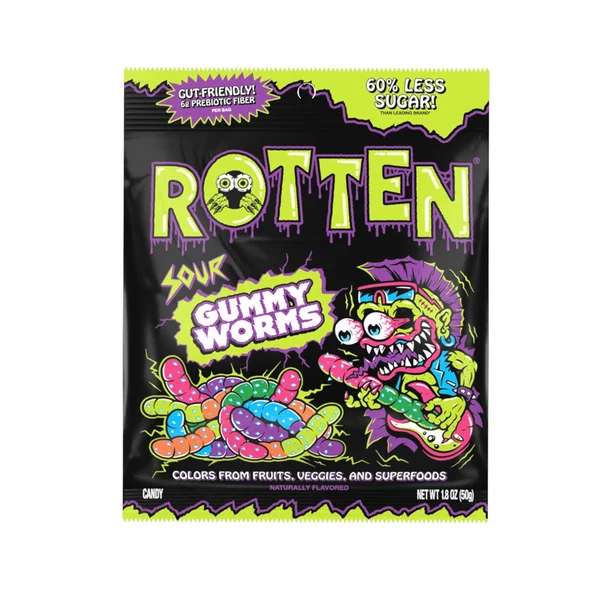 Rotten Sour Gummy Worms