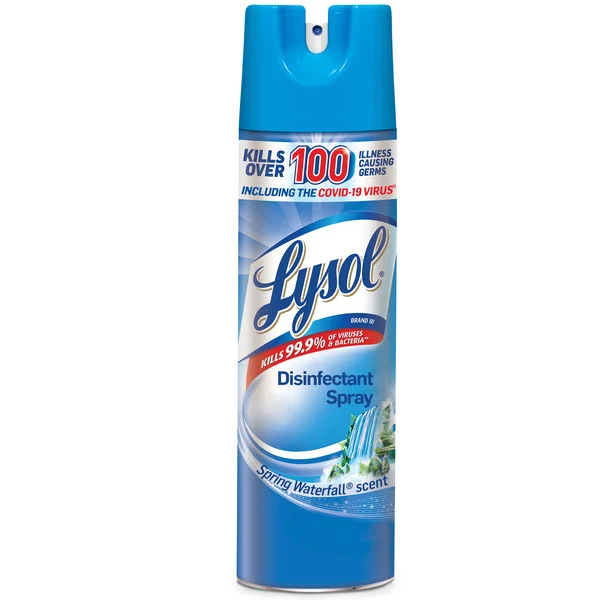 Lysol Disinfectant Spray Sanitizing and Antibacterial Spring Waterfall