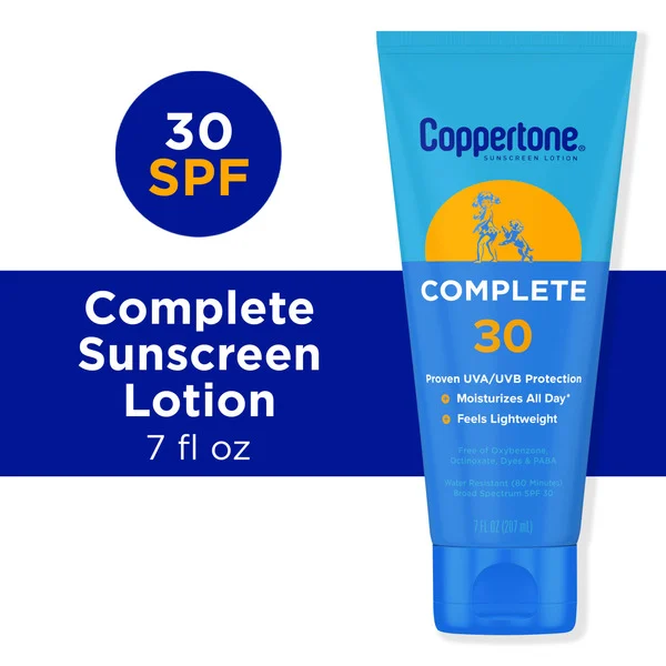 Coppertone Sunscreen Lotion, SPF 30