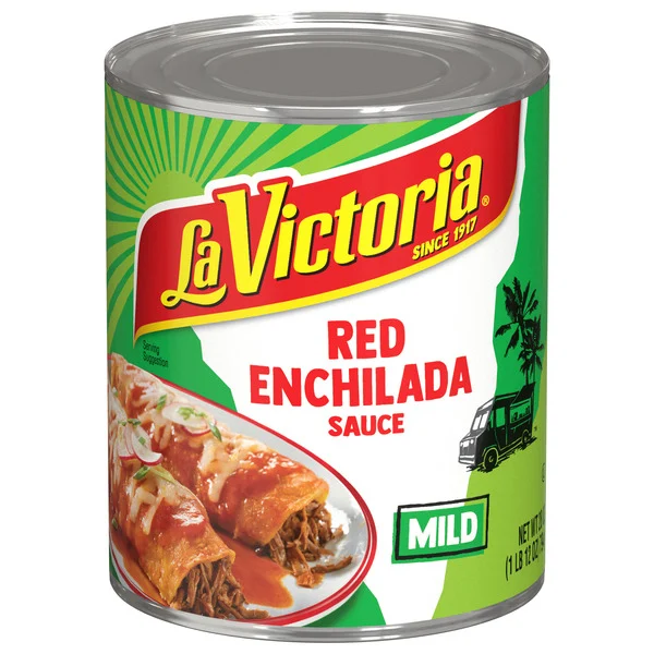 LA VICTORIA Traditional Red Enchilada Sauce Mild, 28 Ounce (Pack of 6)