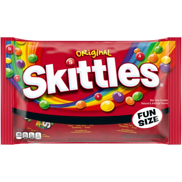 Skittles Original Chewy Fun Size Candy