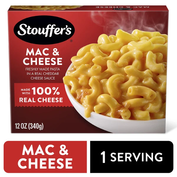 Stouffer's Macaroni And Cheese Single Serve Frozen Entrees For One Easy Frozen Dinners