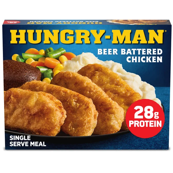 Hungry-Man Beer Battered Chicken Frozen Dinner