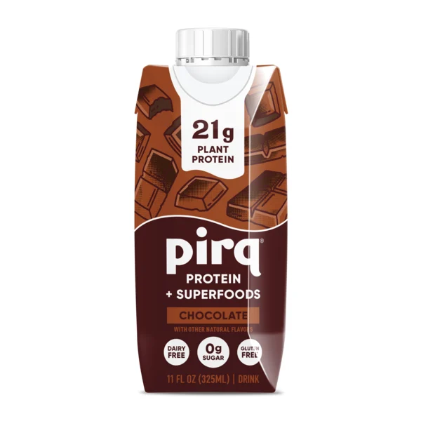 Pirq 21g Plant Based Protein Shake, Chocolate