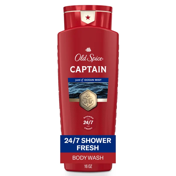 Old Spice Red Collection Captain Scent Body Wash for Men