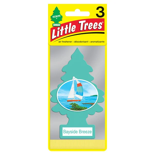 Little Trees Car Air Freshener, Hanging Tree, Bayside Breeze