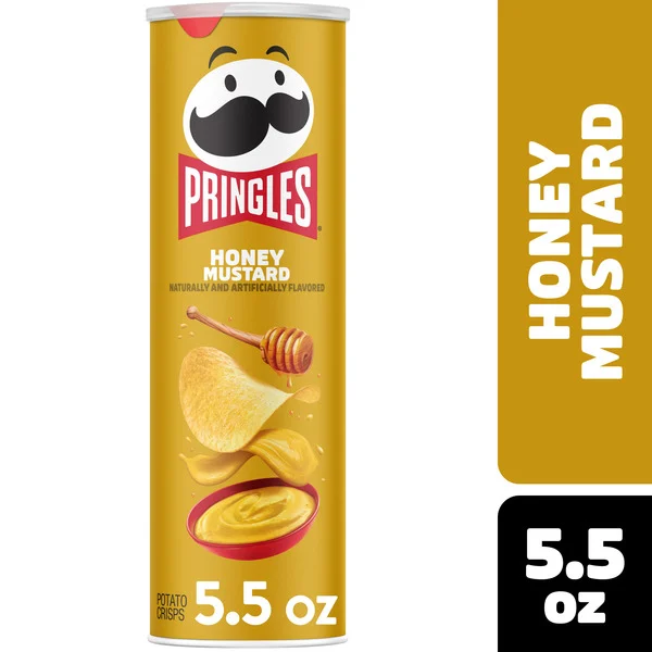Pringles Honey Mustard Potato Crisps, Lunch Snacks