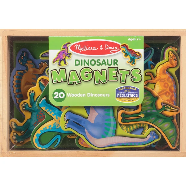 Melissa & Doug Dinosaur Magnets, Wooden