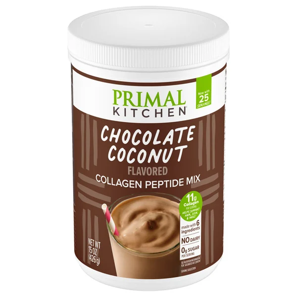 Primal Kitchen Collagen Fuel Collagen Peptide Chocolate Coconut Drink Mix