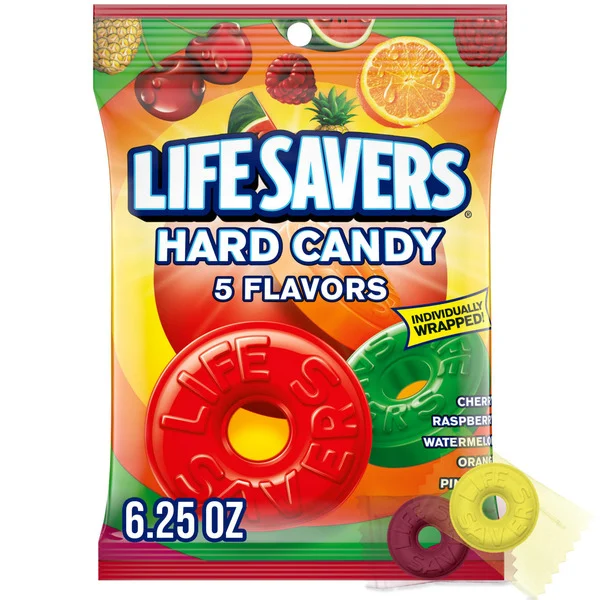 Life Savers Flavors Hard Candy Individually Wrapped