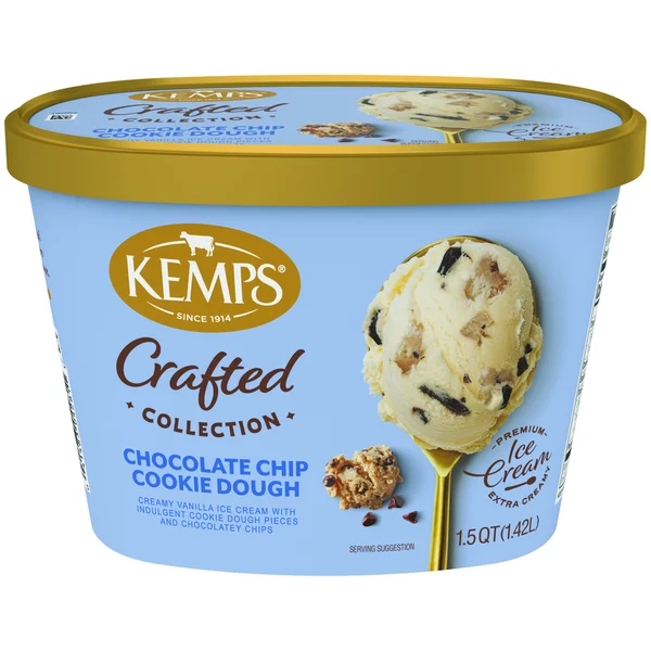 Kemps Simply Crafted Premium Ice Cream, Chocolate Chip Cookie Dough