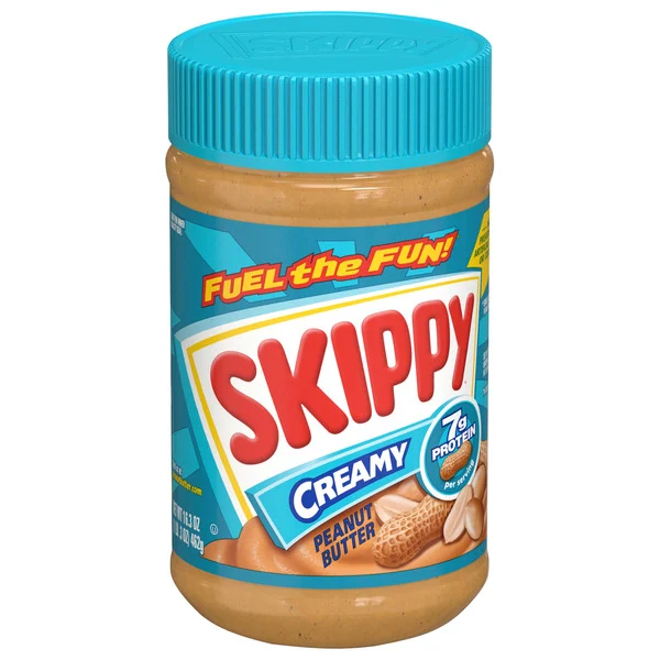 SKIPPY Peanut Butter, Creamy, 7 g protein per serving, 16.3 oz