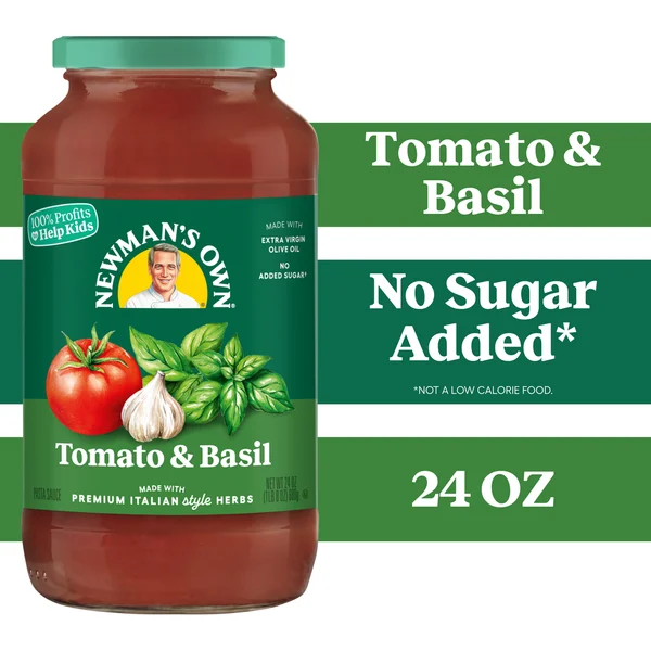 Newman's Own Pasta Sauce, Tomato & Basil