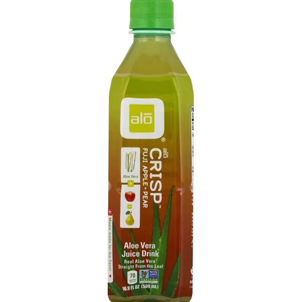 ALO Juice Drink, Aloe Vera, Crisp Fuji Apple + Pear