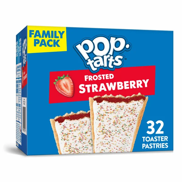 Pop-Tarts Toaster Pastries, Kids Snacks, Frosted Strawberry