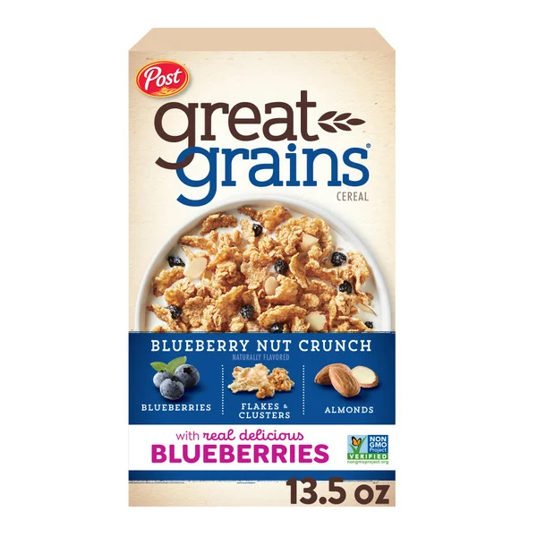 Post Great Grains Blueberry Nut Crunch Cereal