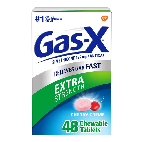 Gas-X Extra Strength Gas Relief Chewable Tablets, Cherry Creme