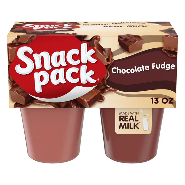 Snack Pack Chocolate Fudge Flavored Pudding