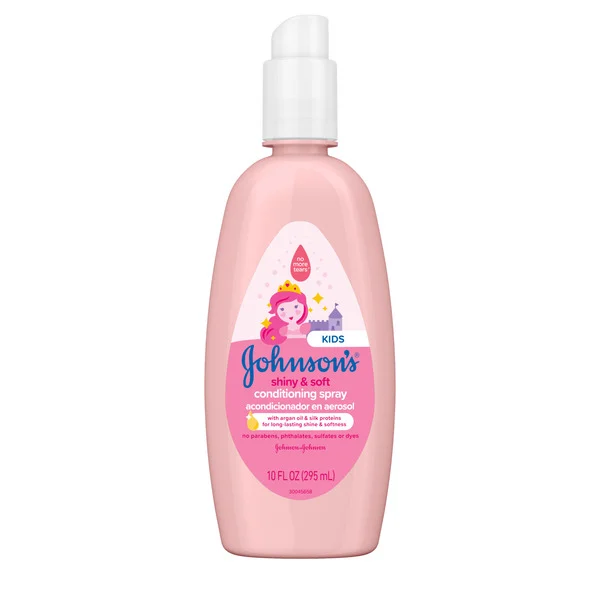 Johnson's Johnson's Shiny & Soft Tear-Free Kids' Conditioning Spray, 10 fl. oz