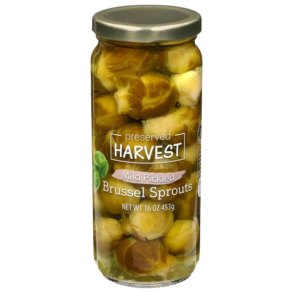 Preserved Harvest Brussel Sprouts, Mild Pickled