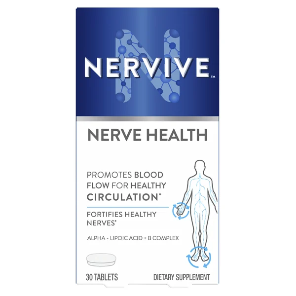 Nervive Nerve Health, for Nerve Support and Healthy Nerve Function, Daily Tablets