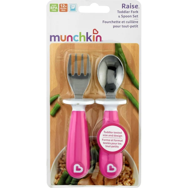 Munchkin Toddler Fork & Spoon Set