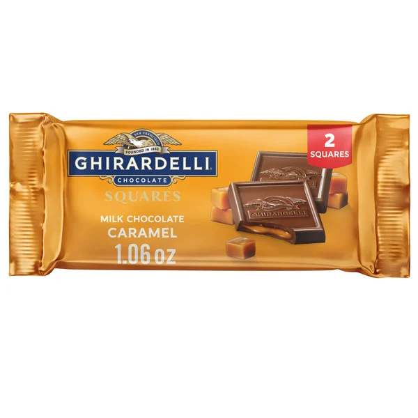 Ghirardelli Milk Chocolate Caramel 2-Squares