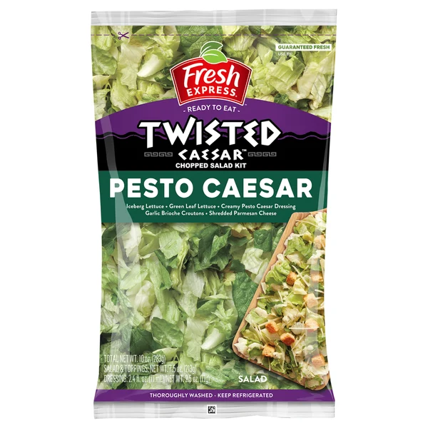 Fresh Express Pesto Caesar Chopped Salad Kit