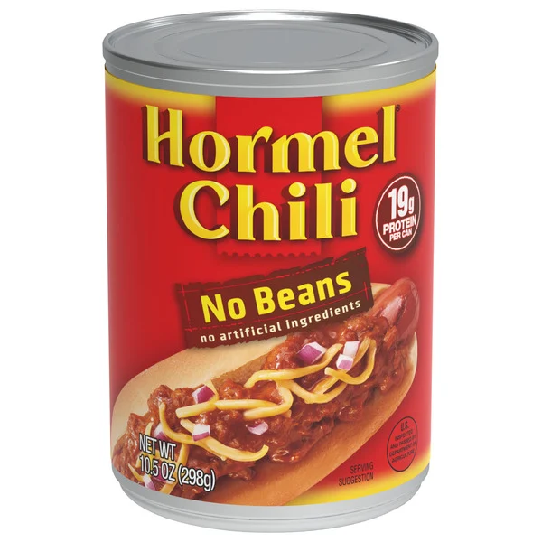 Hormel Chili, No Beans, No Artificial Ingredients, 10.5 oz Steel Can