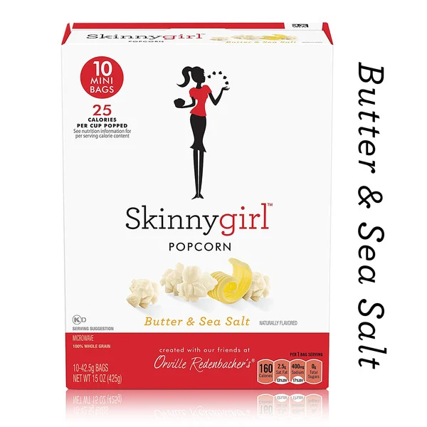 Orville Redenbacher Skinnygirl Butter and Sea Salt Microwave Popcorn