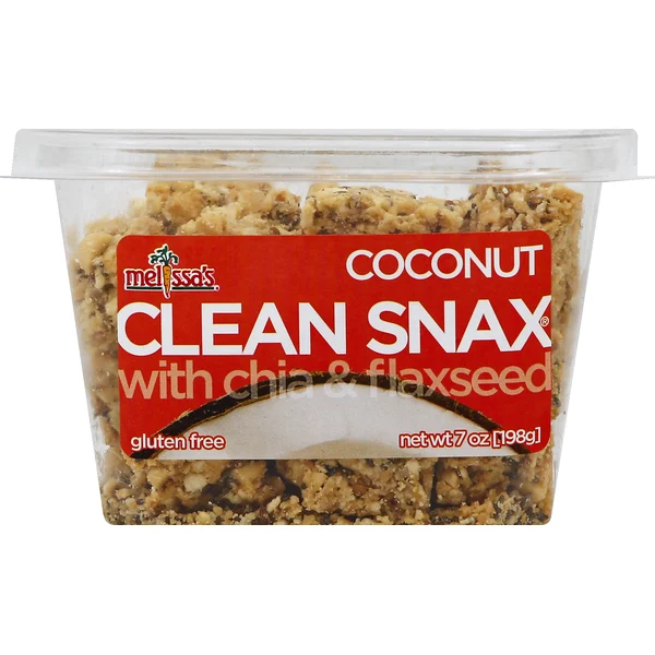 Melissa's Coconut Clean Snax with Chia & Flaxseed