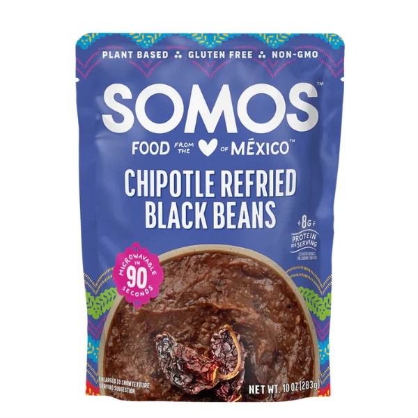 Somos Chipotle Refried Black Beans
