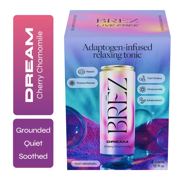 Brēz Dream Cherry Chamomile Relaxing Tonic, Sleep Support